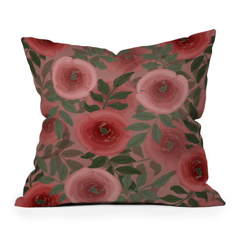 Viviana Gonzalez Moody Blooms 02 Throw Pillow