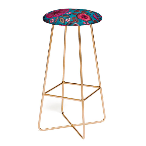Viviana Gonzalez Moody Blooms 03 Bar Stool