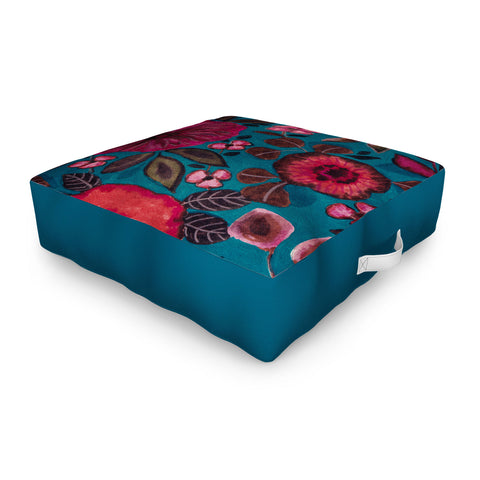 Viviana Gonzalez Moody Blooms 03 Outdoor Floor Cushion