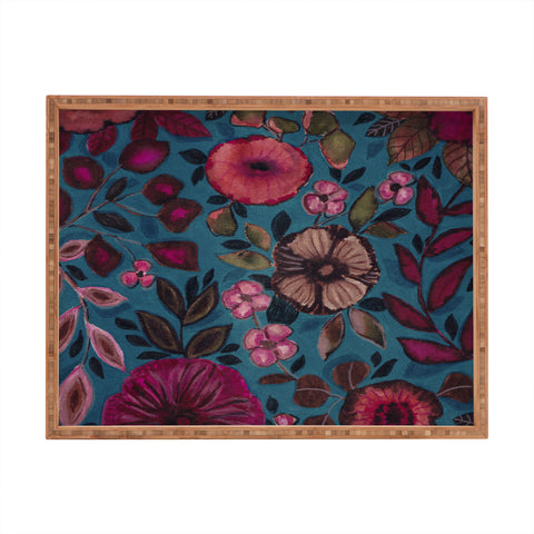 Viviana Gonzalez Moody Blooms 03 Rectangular Tray
