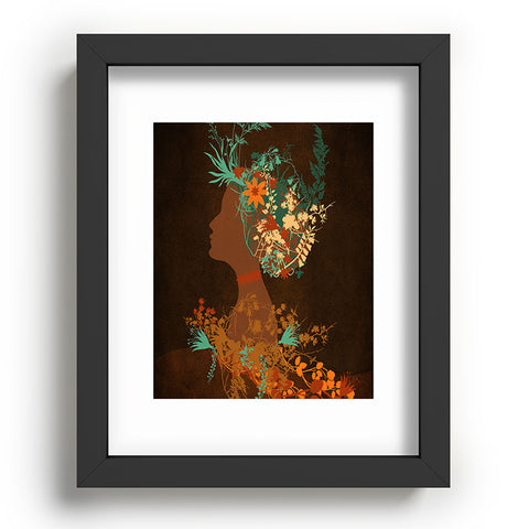 Viviana Gonzalez Mujer Floral I Recessed Framing Rectangle