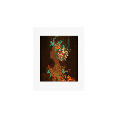 Viviana Gonzalez Mujer Floral I Art Print