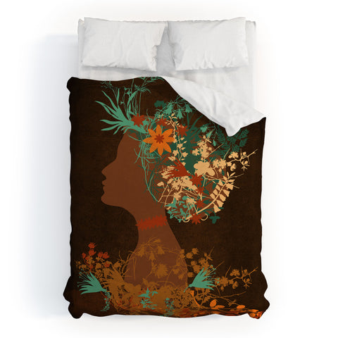 Viviana Gonzalez Mujer Floral I Duvet Cover