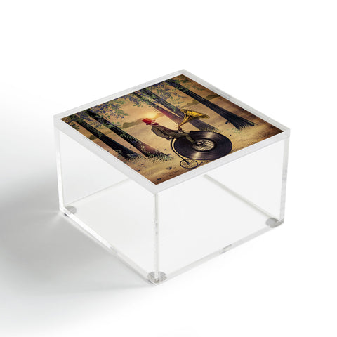 Viviana Gonzalez Music man in the forest Acrylic Box