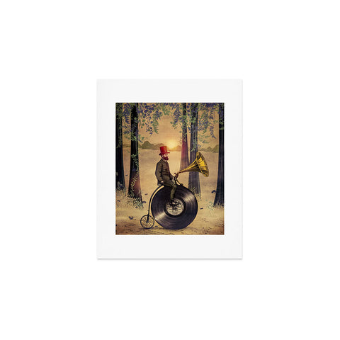 Viviana Gonzalez Music man in the forest Art Print