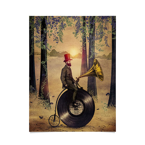 Viviana Gonzalez Music man in the forest Poster
