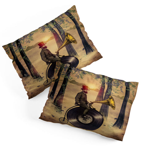 Viviana Gonzalez Music man in the forest Pillow Shams
