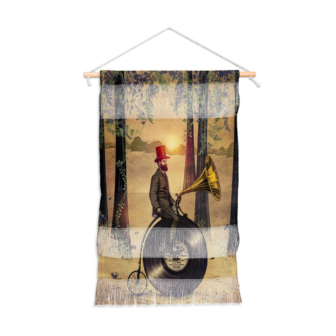 Viviana Gonzalez Music man in the forest Wall Hanging Portrait