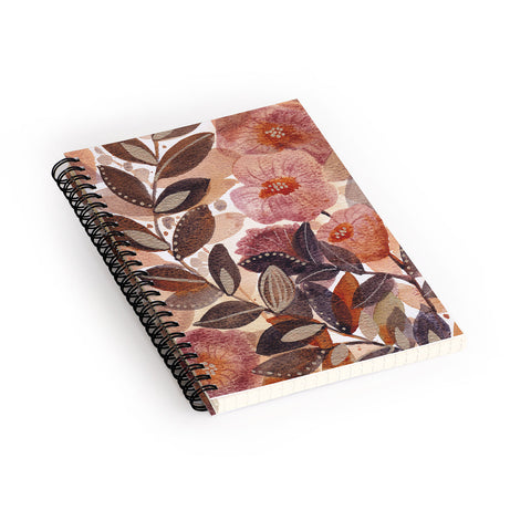 Viviana Gonzalez Nature Love Botanical 3 Spiral Notebook