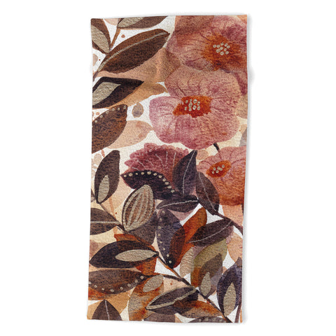 Viviana Gonzalez Nature Love Botanical 3 Beach Towel