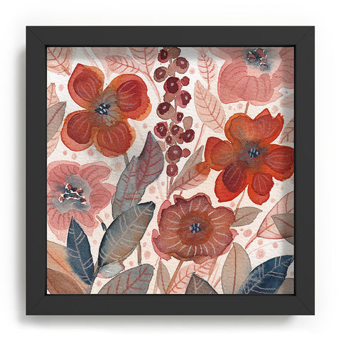 Viviana Gonzalez Nature Love Botanical 4 Recessed Framing Square