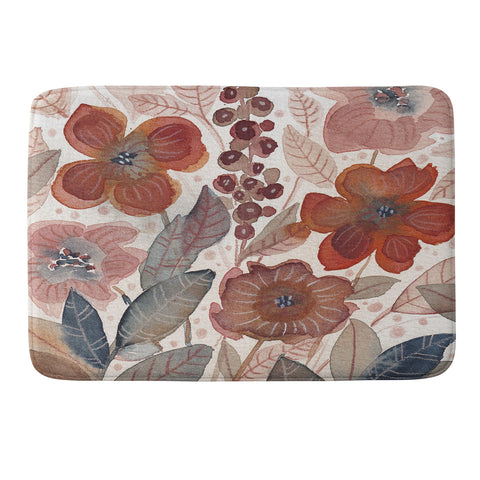 Viviana Gonzalez Nature Love Botanical 4 Memory Foam Bath Mat
