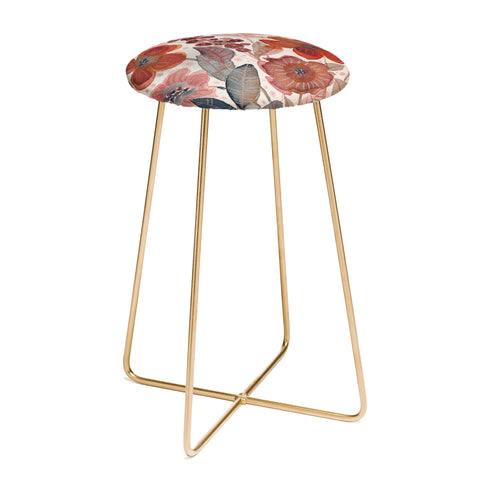 Viviana Gonzalez Nature Love Botanical 4 Counter Stool