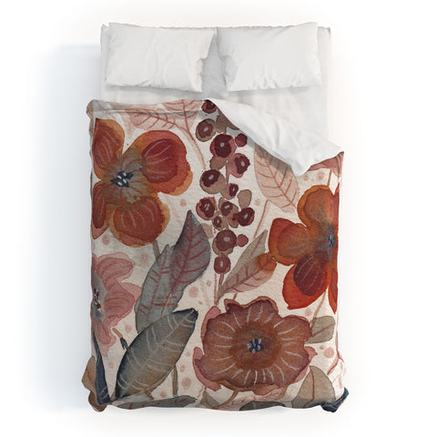 Viviana Gonzalez Nature Love Botanical 4 Duvet Cover