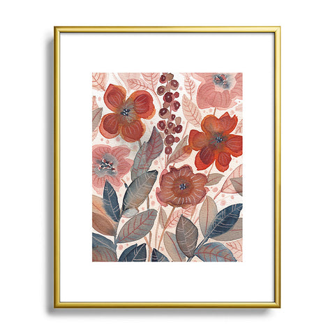 Viviana Gonzalez Nature Love Botanical 4 Metal Framed Art Print
