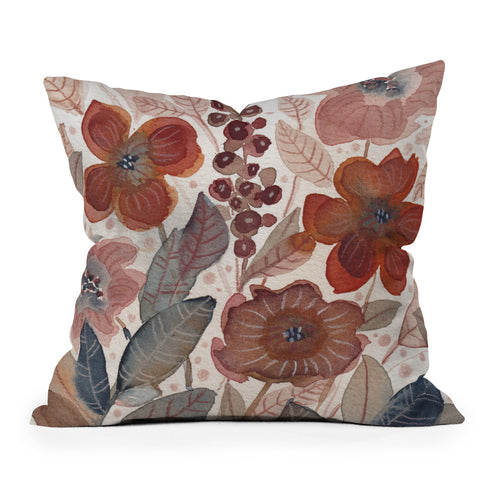 Viviana Gonzalez Nature Love Botanical 4 Throw Pillow