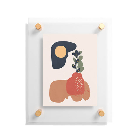 Viviana Gonzalez Organic shapes 1 Floating Acrylic Print