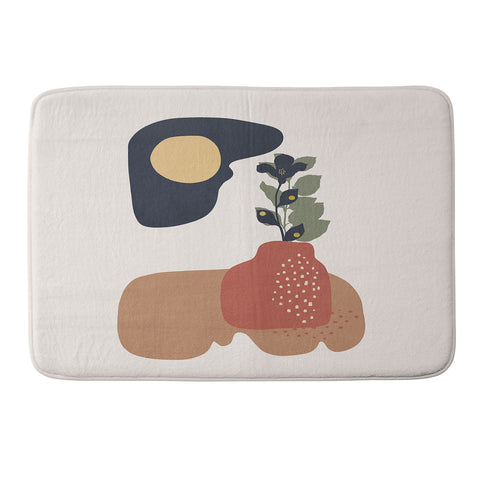 Viviana Gonzalez Organic shapes 1 Memory Foam Bath Mat