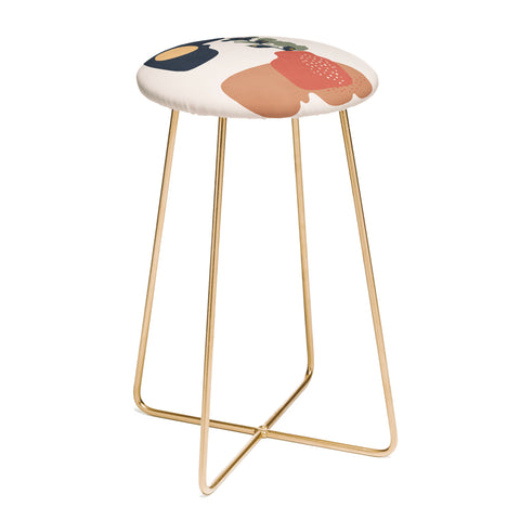 Viviana Gonzalez Organic shapes 1 Counter Stool