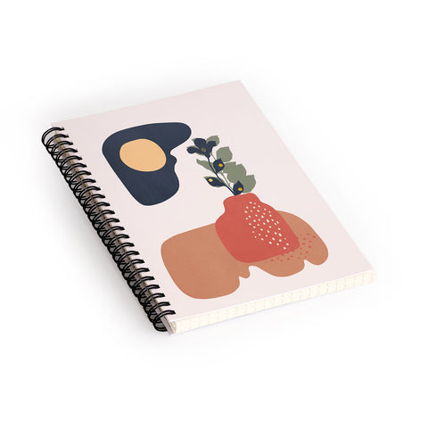 Viviana Gonzalez Organic shapes 1 Spiral Notebook