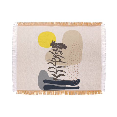Viviana Gonzalez Organic shapes 2 Throw Blanket