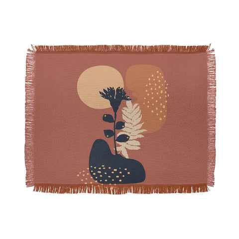 Viviana Gonzalez Organic shapes 3 Throw Blanket