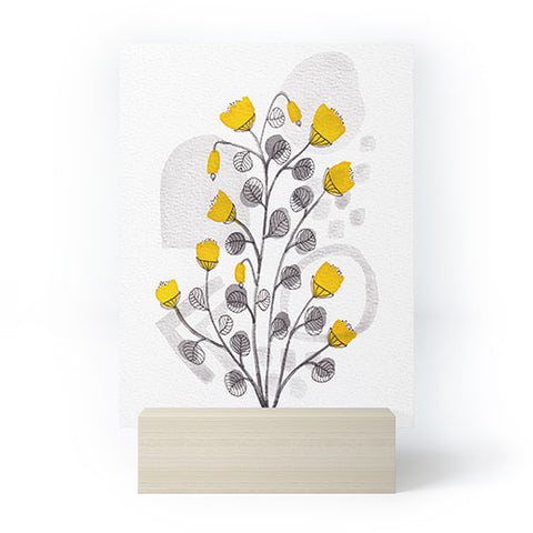 Viviana Gonzalez Organic watercolor botanicals1 Mini Art Print