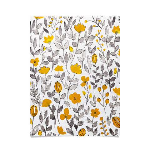 Viviana Gonzalez Organic watercolor botanicals2 Poster