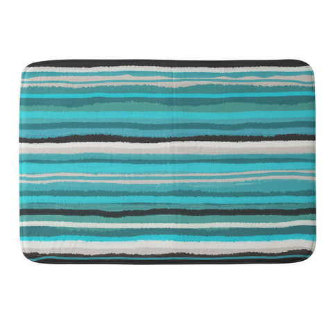 Viviana Gonzalez Painting Stripes 01 Memory Foam Bath Mat