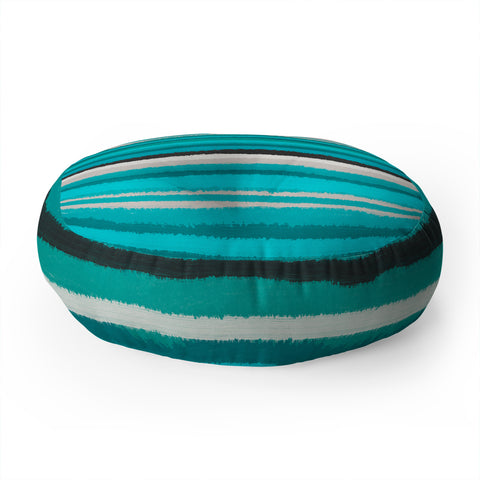 Viviana Gonzalez Painting Stripes 01 Floor Pillow Round