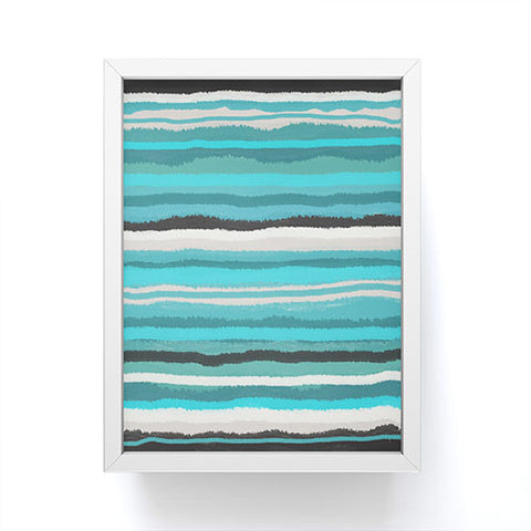 Viviana Gonzalez Painting Stripes 01 Framed Mini Art Print
