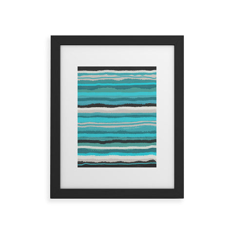 Viviana Gonzalez Painting Stripes 01 Framed Art Print