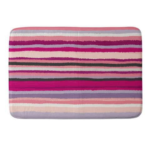 Viviana Gonzalez Painting Stripes 02 Memory Foam Bath Mat