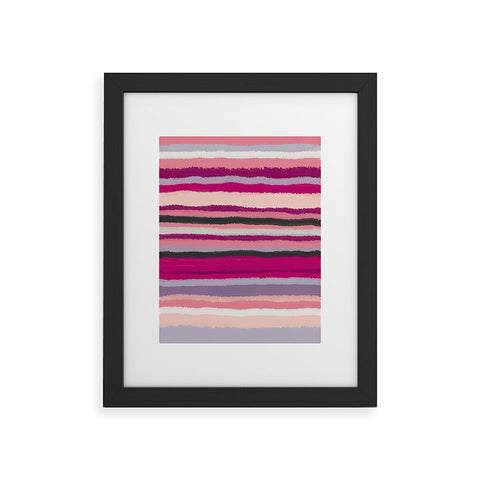 Viviana Gonzalez Painting Stripes 02 Framed Art Print