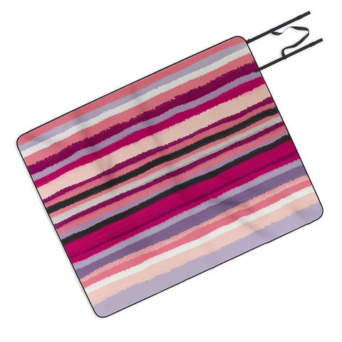 Viviana Gonzalez Painting Stripes 02 Picnic Blanket