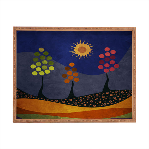 Viviana Gonzalez Paisaje Y Color Rectangular Tray