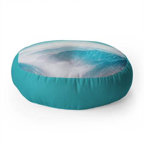 Viviana Gonzalez Pastel landscape 04 Floor Pillow Round
