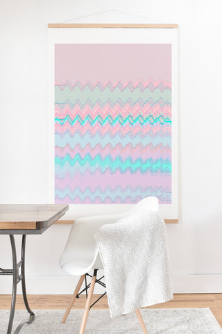 Viviana Gonzalez Pastels improvisation 01 Art Print And Hanger