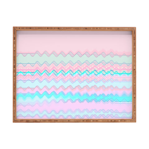 Viviana Gonzalez Pastels improvisation 01 Rectangular Tray