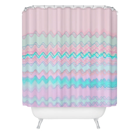 Viviana Gonzalez Pastels improvisation 01 Shower Curtain