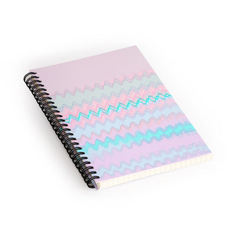 Viviana Gonzalez Pastels improvisation 01 Spiral Notebook