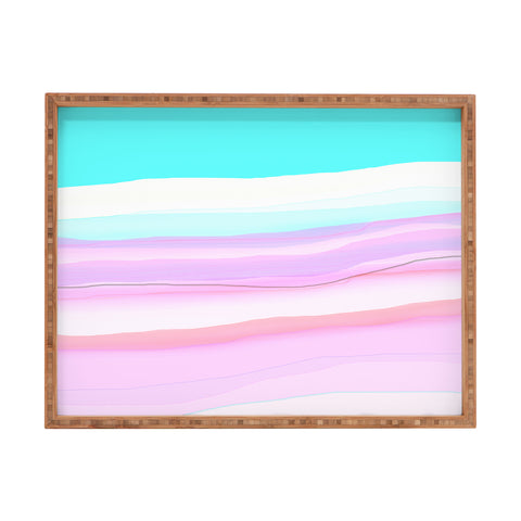 Viviana Gonzalez Pastels improvisation 02 Rectangular Tray