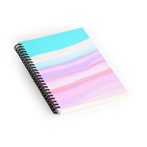 Viviana Gonzalez Pastels improvisation 02 Spiral Notebook