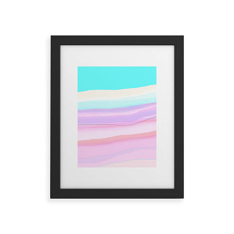 Viviana Gonzalez Pastels improvisation 02 Framed Art Print