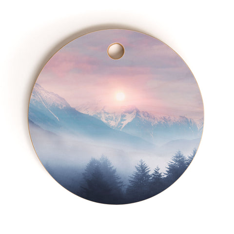 Viviana Gonzalez Pastels vibe 11 Cutting Board Round