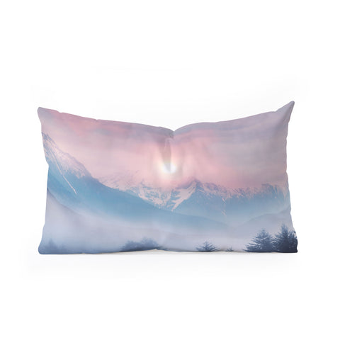 Viviana Gonzalez Pastels vibe 11 Oblong Throw Pillow