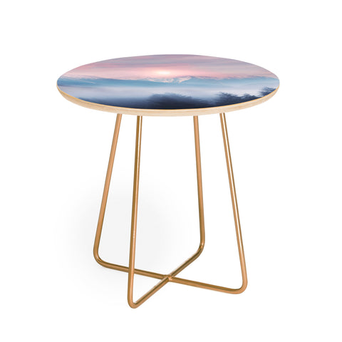 Viviana Gonzalez Pastels vibe 11 Round Side Table