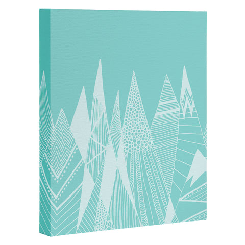 Viviana Gonzalez Patterns in the mountains 02 Art Canvas