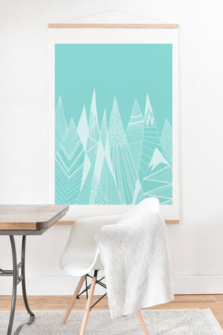 Viviana Gonzalez Patterns in the mountains 02 Art Print And Hanger