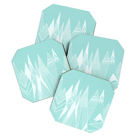 Viviana Gonzalez Patterns in the mountains 02 Coaster Set